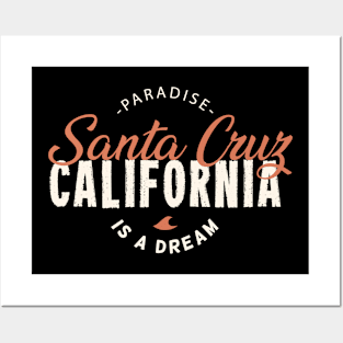 Santa Cruz Souvenir California Men Women Gift Posters and Art